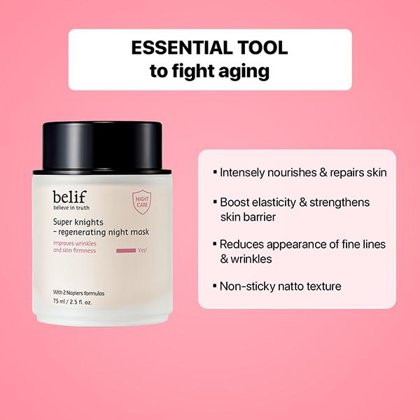 Belif Super Knights - Regenerating Mask 75 ml - Masks & Peels