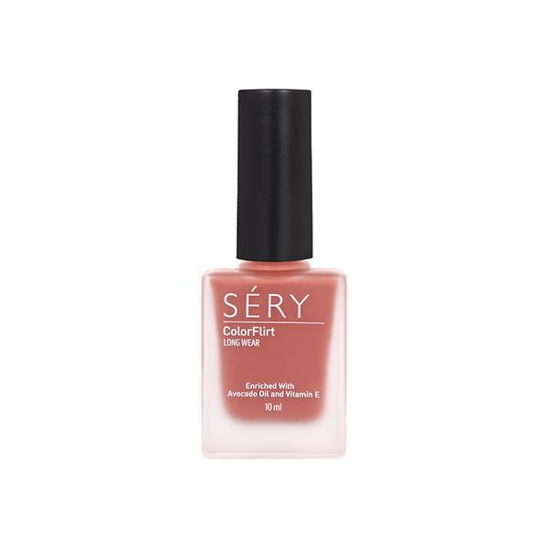 Sery Color Flirt Nail Paint Matte, Dune Maddness, Brown 10 ml - Nail Polish