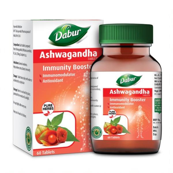 Netmeds | Dabur Ashwagandha Tablet 60's
