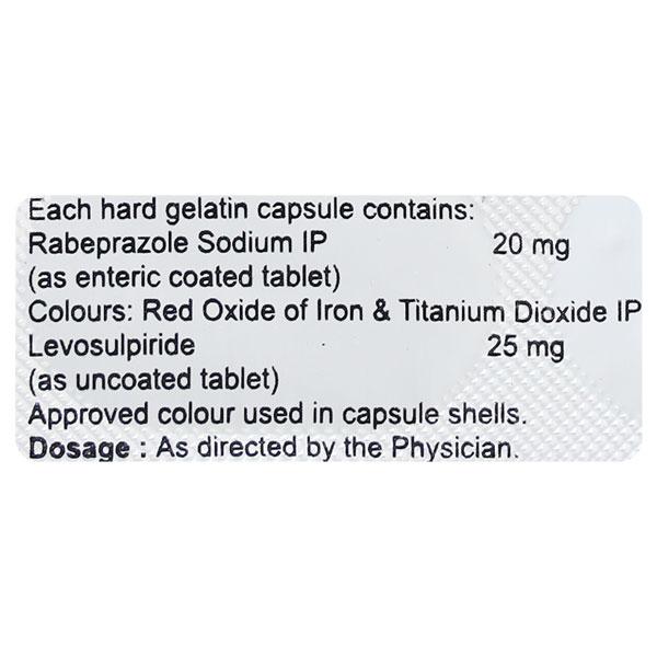 Rafron L 25 Capsule 10'S - Ulcer/Reflux/Flatulence-Aaa
