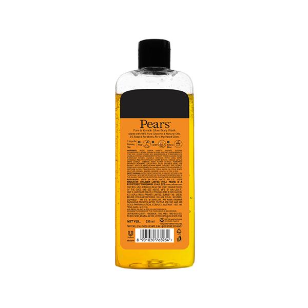 Pears 98% Pure Glycerin and Gentle Body Wash with 0% Paraben and Soap for Hydration Glow 250 ml - Shower Gels & Body Wash