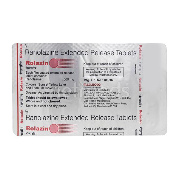 Netmeds | Rolazin Tablet 10'S