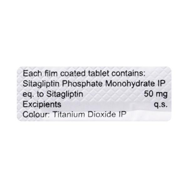 SITAGLYN 50 Tablet 10's - Diabetes-Ant