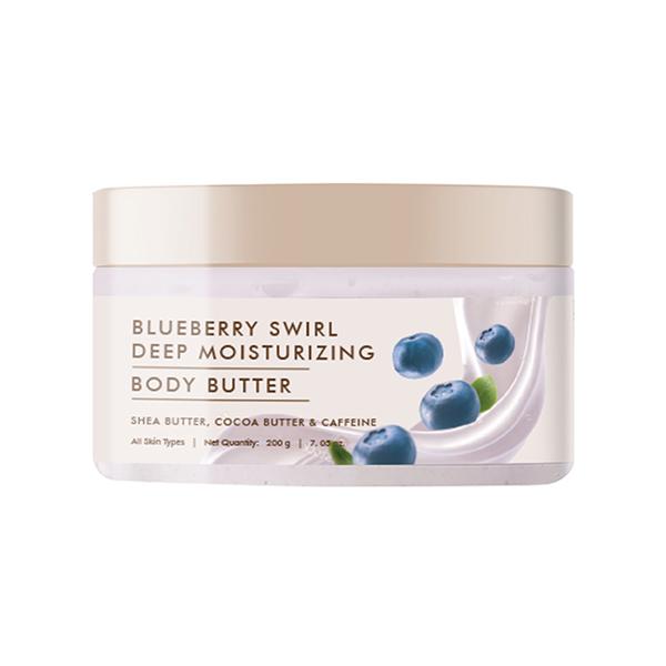 Netmeds | Mcaffeine Blueberry Swirl Deep Moisturizing Body Butter 200 gm