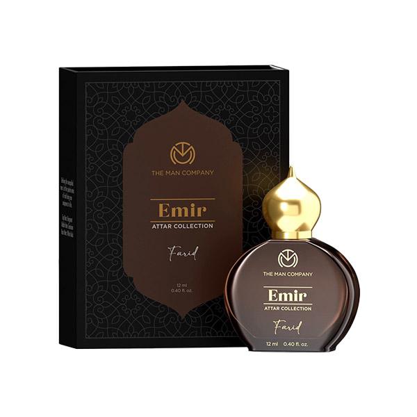 Netmeds | The Man Company 100% Alcohol-Free Attar Perfume for Men Farid Emir Collection 12 ml