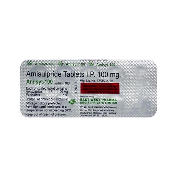 Netmeds | Amisyt 100mg Tablet 10'S