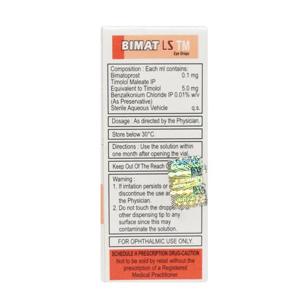 Bimat LS TM Eye Drops 3ml - Glaucoma-Ant