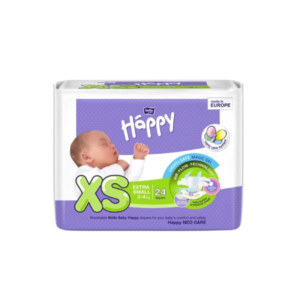 Netmeds | Bella Baby Happy Diapers 24's (XS)