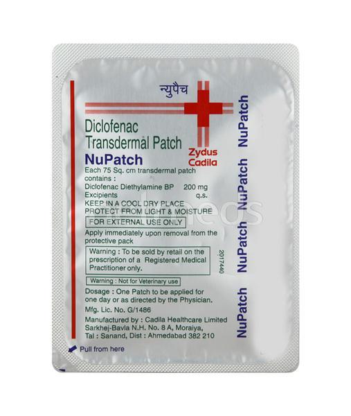 Nupatch 200mg Patch 1's - Pain relief-Nsa