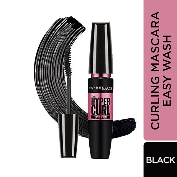 Netmeds | Maybelline New York The Hypercurl EASYWASH Washable, Very Black 9.2 ml