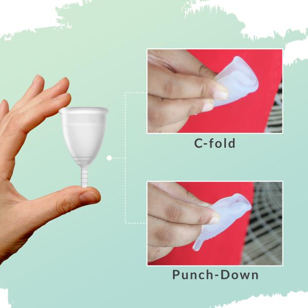 Sirona Reusable Menstrual Cup - Small with (Intimate Wash 15 ml + Menstrual Cup Wash 15 ml) - Menstrual Cups