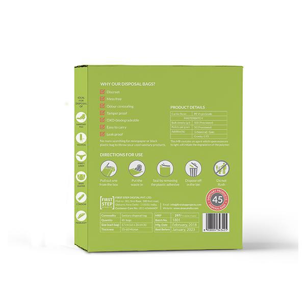 Sirona Sanitary & Diapers Disposal Bag 45's - Sanitary Napkins