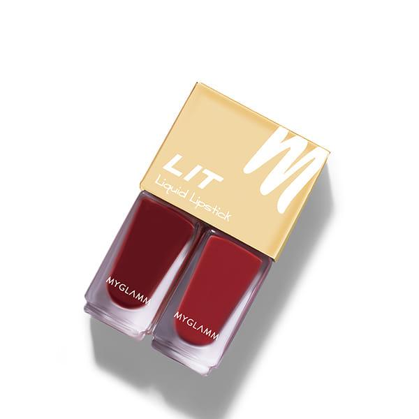 Myglamm Lit 2 In 1 Liquid Matte Lipstick - Boss Babe 4 Gm - Liquid Lipsticks
