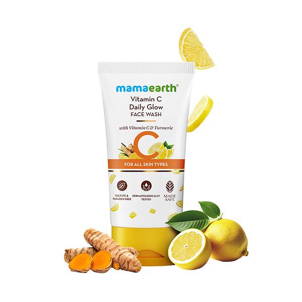Netmeds | Mamaearth Vitamin C Face Wash with Vitamin C and Turmeric for Skin Illumination 150 ml