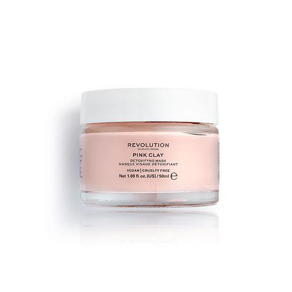 Revolution Skincare Pink Clay Detoxifying Face Mask 50 ml - Masks & Peels