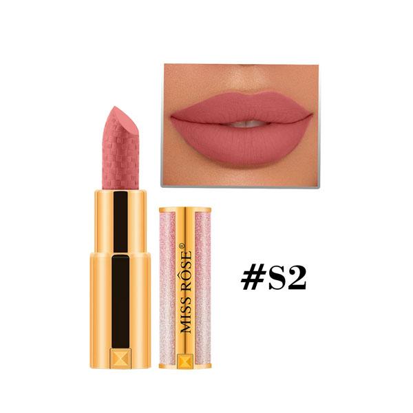 Miss Rose Profestional Sumdge Proof Creamy Matte Lipstick 7301-412S 02 3 gm - Lipsticks