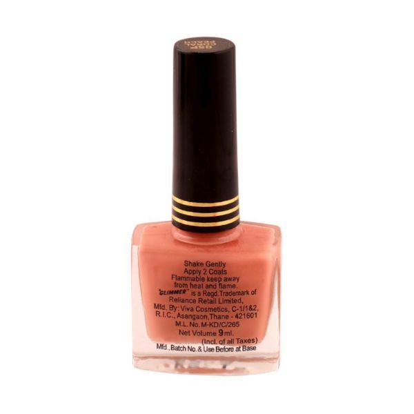Glimmer Nail Enamel Coral Peach 9 ml - Nail Polish