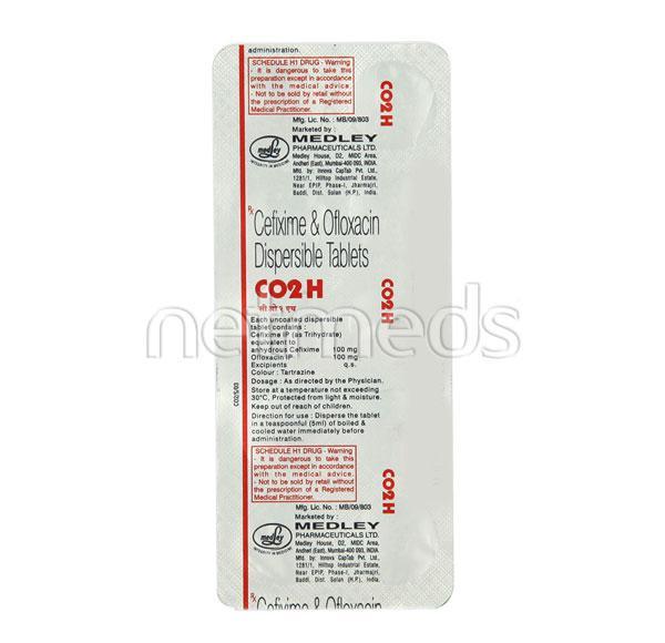 CO2 H Tablet 10'S - Bacterial Infections-Cep