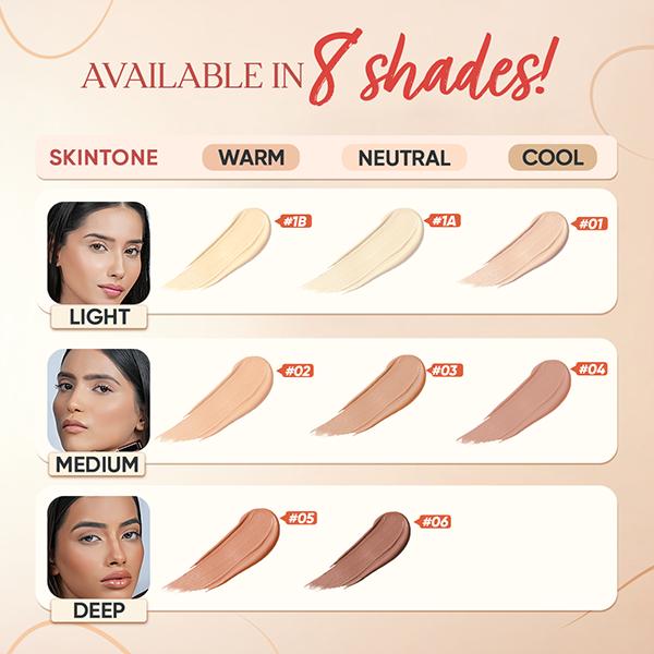 Charmacy Milano Concealer- 1B 7 ml - Concealer