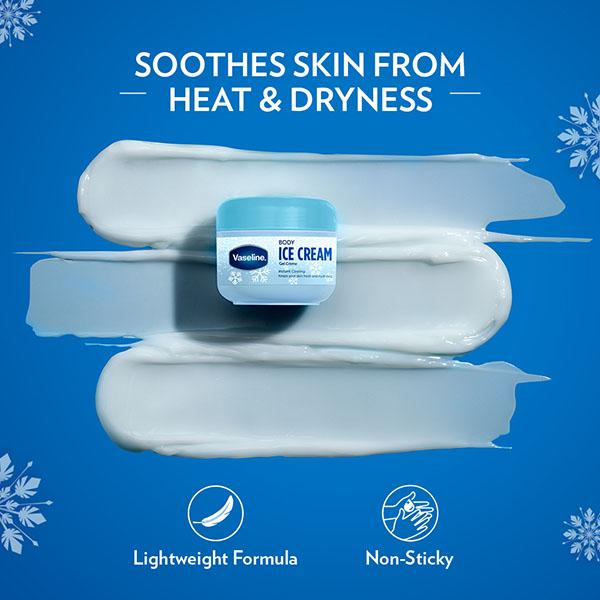 Vaseline Body Ice Cream 165 gm - Lotions & Creams