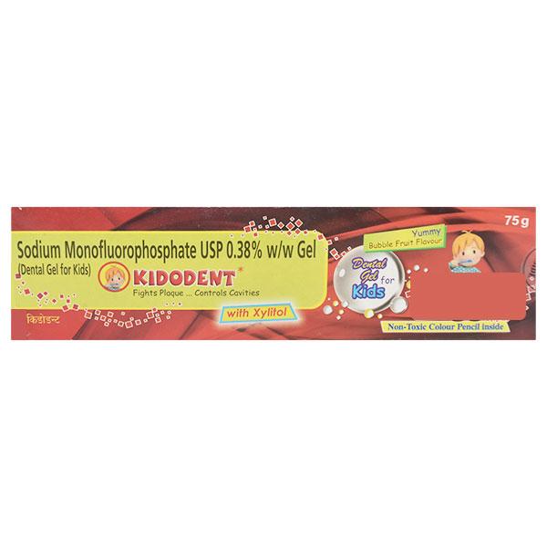 KIDODENT YUMMY BUBBLE FRUIT FLAVOUR Gel 75gm - Oral Care - P-Mou