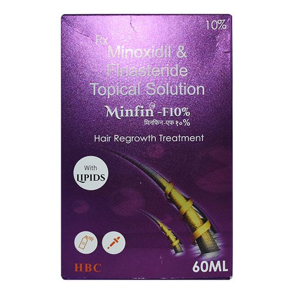 MINFIN F 10% Topical Solution 60ml - Hair Loss-Oth