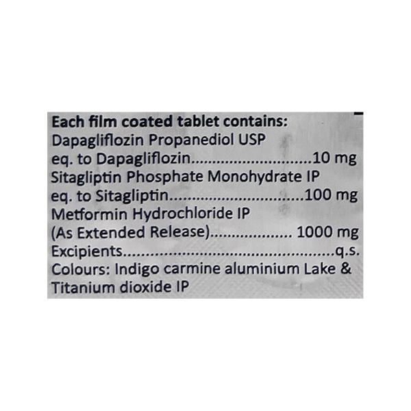 JANKEY DM 1000 Tablet 10's - Diabetes-Ant