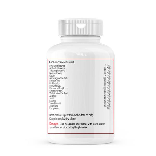 Zenius Zinga Lala Capsule with Gold & Kesar (Recommended Age 35 - 50) 30's - Other Supplements