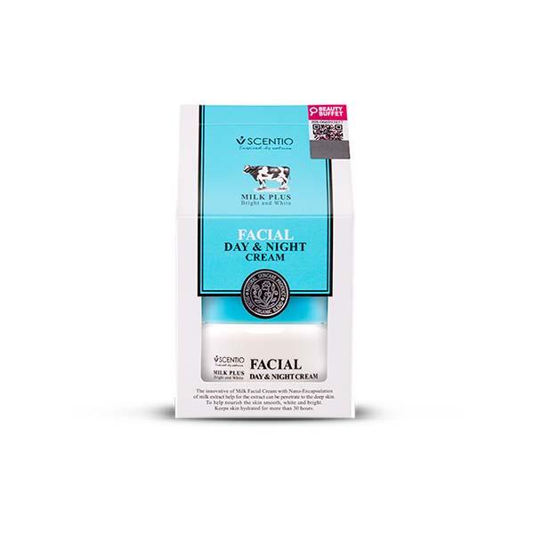 Scentio Milk Plus Organic Bright&White Facial Day&Night 50 ml