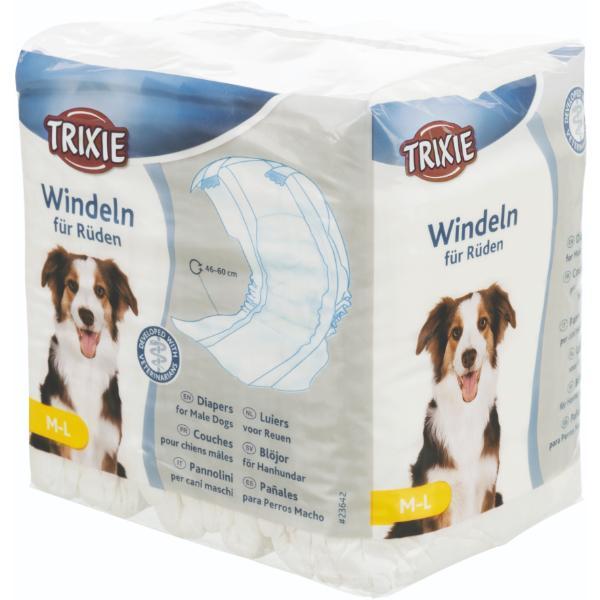 Netmeds | Trixie Diapers For Male Dogs Disposable M to L (40 to 60cm) 12's