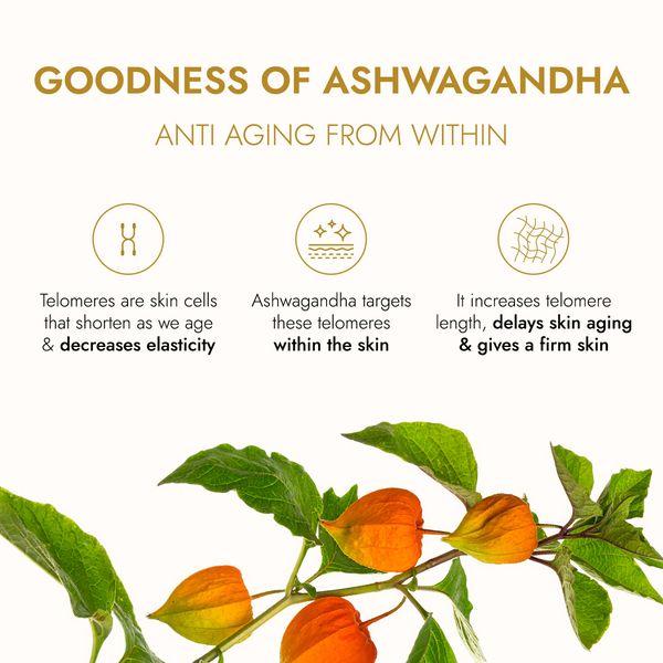 Kapiva Skin Rituals Ashwagandha Anti Aging Face Oil - Bakuchi Oil & Chirata Actives 30 ml - Face Oils