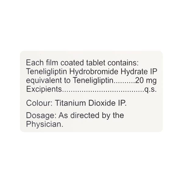 Tegliptin 20mg Tablet 15'S - Diabetes-Ant