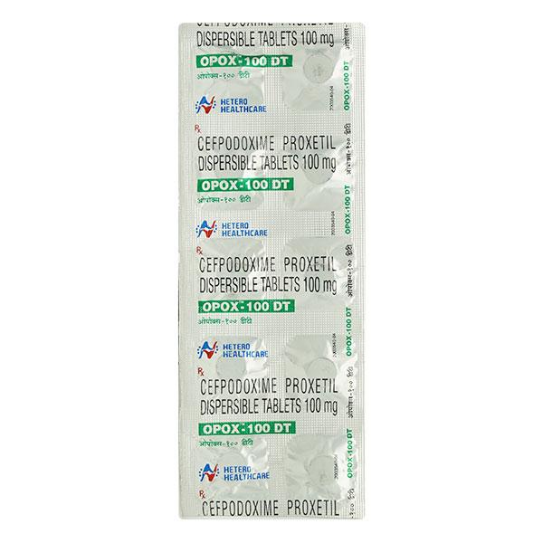Opox DT 100mg Tablet 10'S - Bacterial Infections-Cep