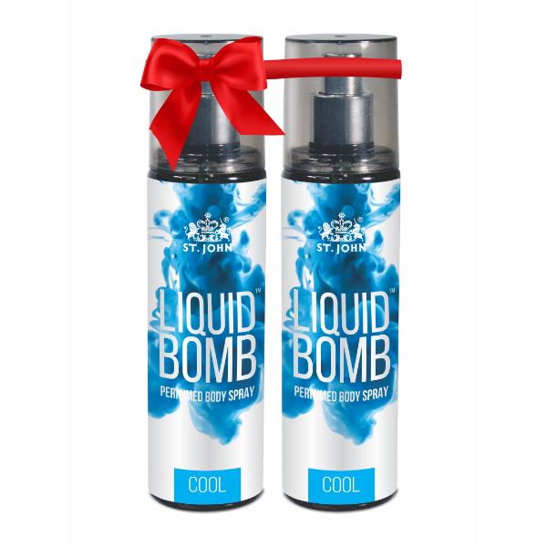 St. John Liquid Bomb Cool Body Spray - Pack of 2 x 150 ml