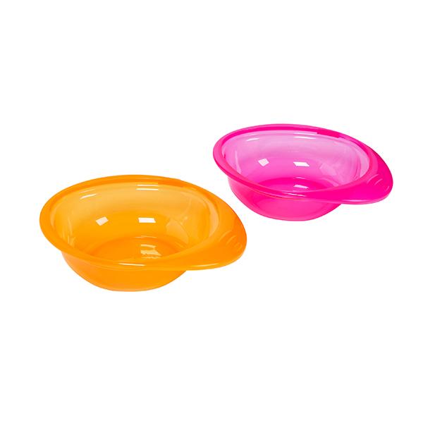 Netmeds | Mothercare First Tastes Weaning Bowls - Pink (Pack of 2)