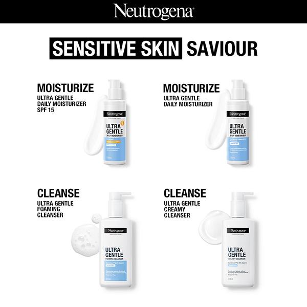 Neutrogena Ultra Gentle Daily Moisturiser SPF 15 100 ml - Face Moisturizers