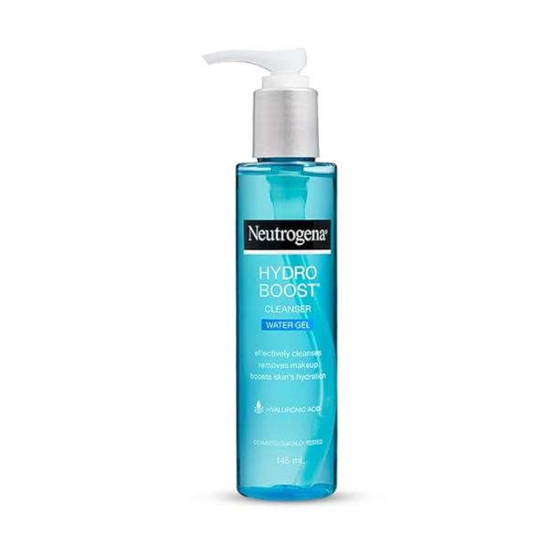 Neutrogena Hydro Boost Cleanser Water Gel Face Wash With Hyaluronic Acid For 24 Hours Hydration 145ml