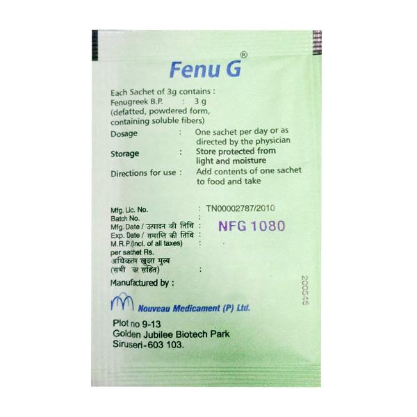 Fenu G Powder 3Gm - Appetite-App