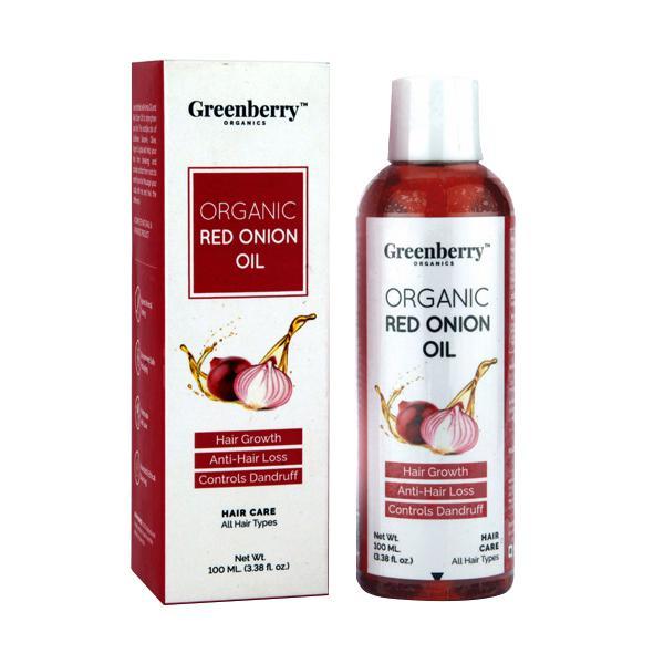 Greenberry Organics Red Onion Oil 100 ml - Hair Oils