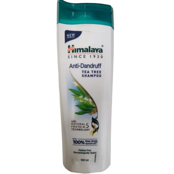 Himalaya Anti-Dandruff Tea Tree Shampoo 180ml + Free Himalaya Neem & Turmeric Soap 75 g