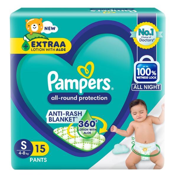 Netmeds | Pampers Complete Skin Comfort Pants (S) 16's