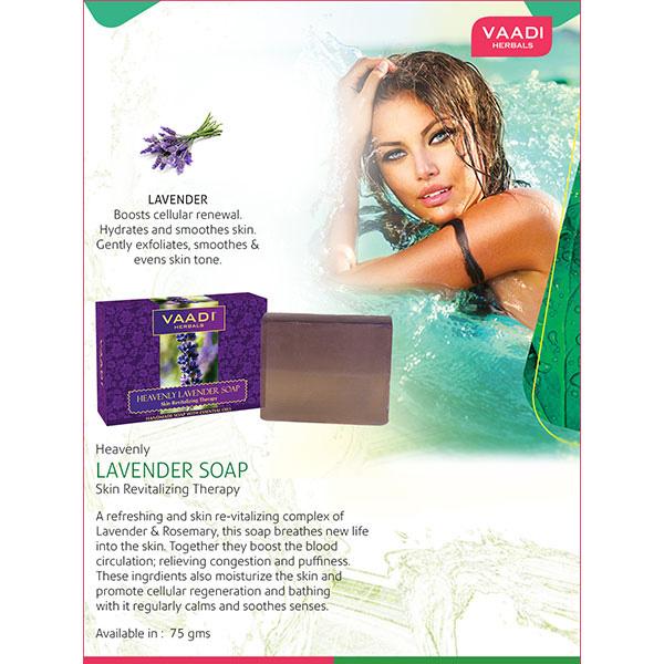 Heavenly LAVENDER SOAP with Rosemary extract 75 gm - Soaps