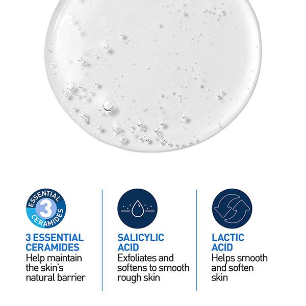 CeraVe SA Smoothing Cleanser For Dry, Rough & Bumpy Skin, Face wash with Salicylic Acid & Ceramides 236 ml - Face Washes