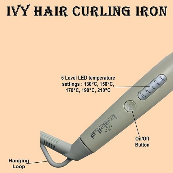 Babila IVY Curling Iron-BHC-E24 - Rollers & Curlers