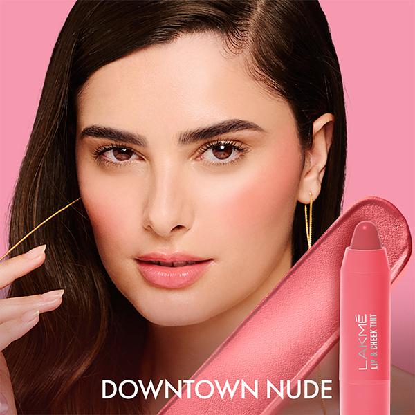 Lakme Lip Love Lip and Cheek Downtown Nude 1.8 gm - Lip Crayons