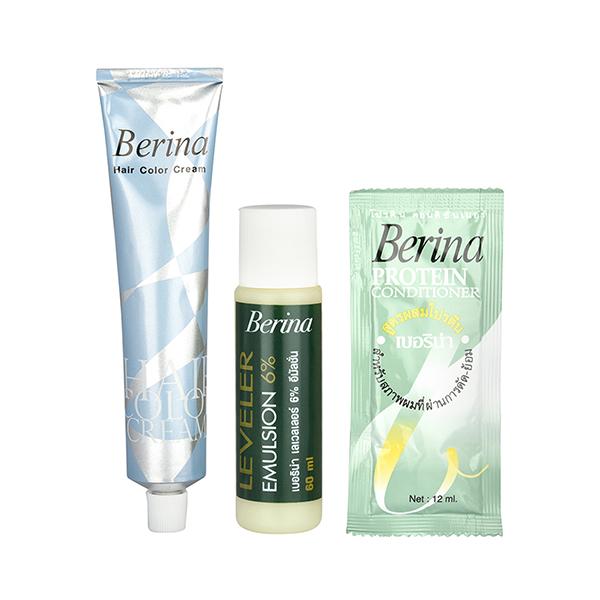 Berina A25 Dark Coffee Brown Hair Color Cream 60 gm - Crème