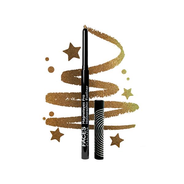 Netmeds | Faces Canada Magneteyes Pro Holographic Eyeliner - Earthy Wonder 04 0.25 gm