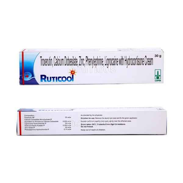 Ruticool Cream 30gm - Haemorrhoid-Ano