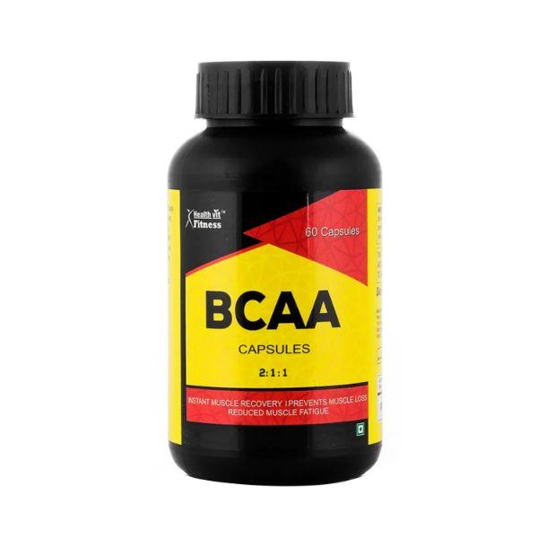 Netmeds | Healthvit Fitness BCAA (2-1-1) - Capsules 60's