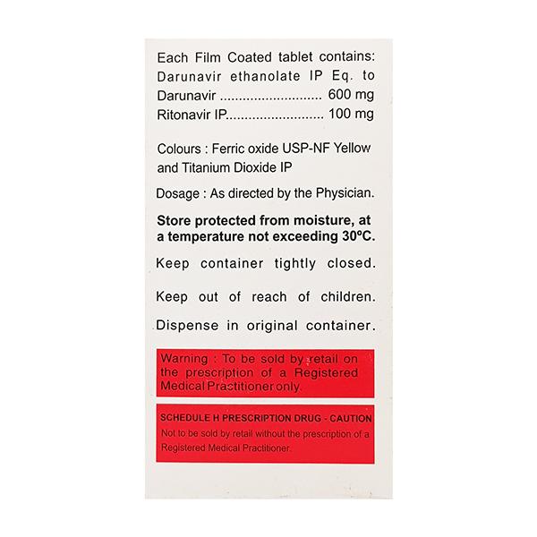 DANAVIR R 600 Tablet 60's - Viral infections-Ant